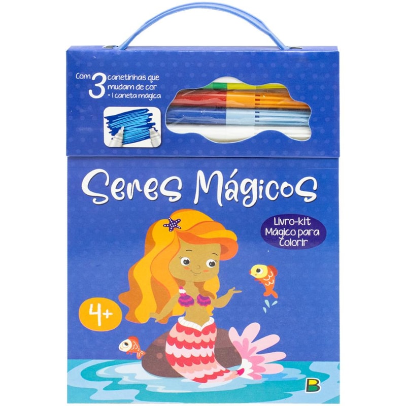 LIVRO MÁGICO PARA COLORIR: SERES MÁGICOS
