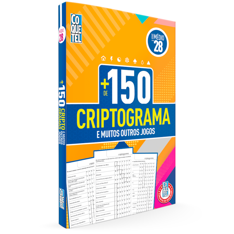 LIVRO MAIS 150 CRIPTOS MÉDIO ED 28