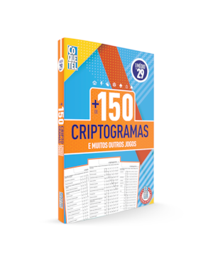 LIVRO MAIS 150 CRIPTOS NÍVEL MÉDIO ED 29