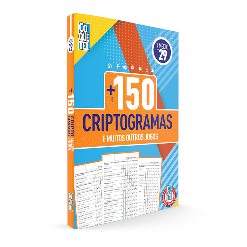LIVRO MAIS 150 CRIPTOS NÍVEL MÉDIO ED 29