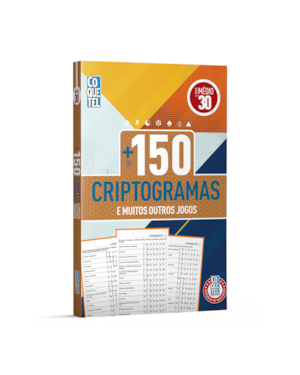 LIVRO MAIS 150 CRIPTOS NÍVEL MÉDIO ED 30