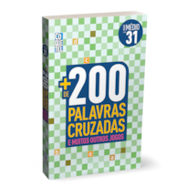 LIVRO MAIS 200 PALAVRAS CRUZADAS NÍVEL MÉDIO ED 31