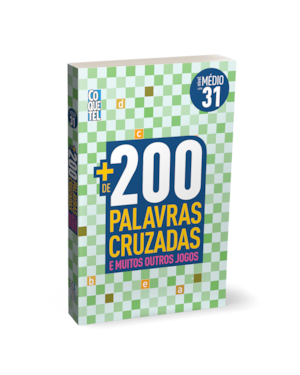 LIVRO MAIS 200 PALAVRAS CRUZADAS NÍVEL MÉDIO ED 31