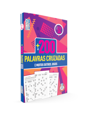 LIVRO MAIS 200 PALAVRAS CRUZADAS NÍVEL MÉDIO ED 34