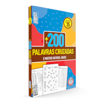 LIVRO MAIS 200 PALAVRAS CRUZADAS NÍVEL MÉDIO ED 35