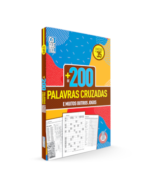 LIVRO MAIS 200 PALAVRAS CRUZADAS NÍVEL MÉDIO ED 35