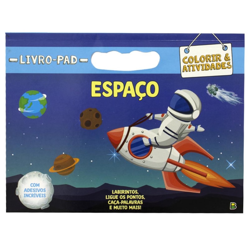 LIVRO-PAD COLORIR & ATIVIDADES: ESPAÇO
