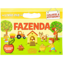 LIVRO-PAD COLORIR & ATIVIDADES: FAZENDA
