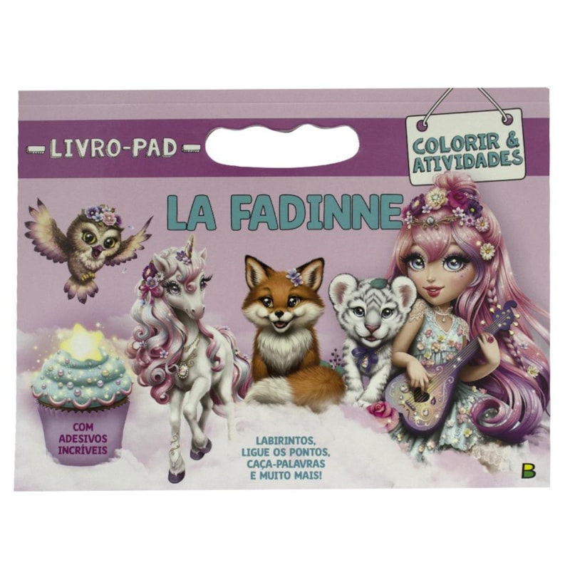 LIVRO-PAD COLORIR & ATIVIDADES: LA FADINNE