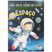 LIVRO-PAD DE COLORIR COM GLITTER: ESPAÇO