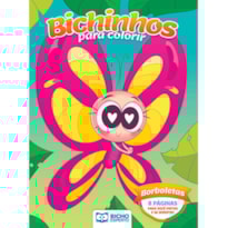 LIVRO PARA COLORIR BICHINHOS MÁGICOS - BORBOLETAS