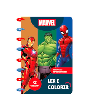 LIVRO PARA COLORIR COM DISCOS - MARVEL HOMEM-ARANHA