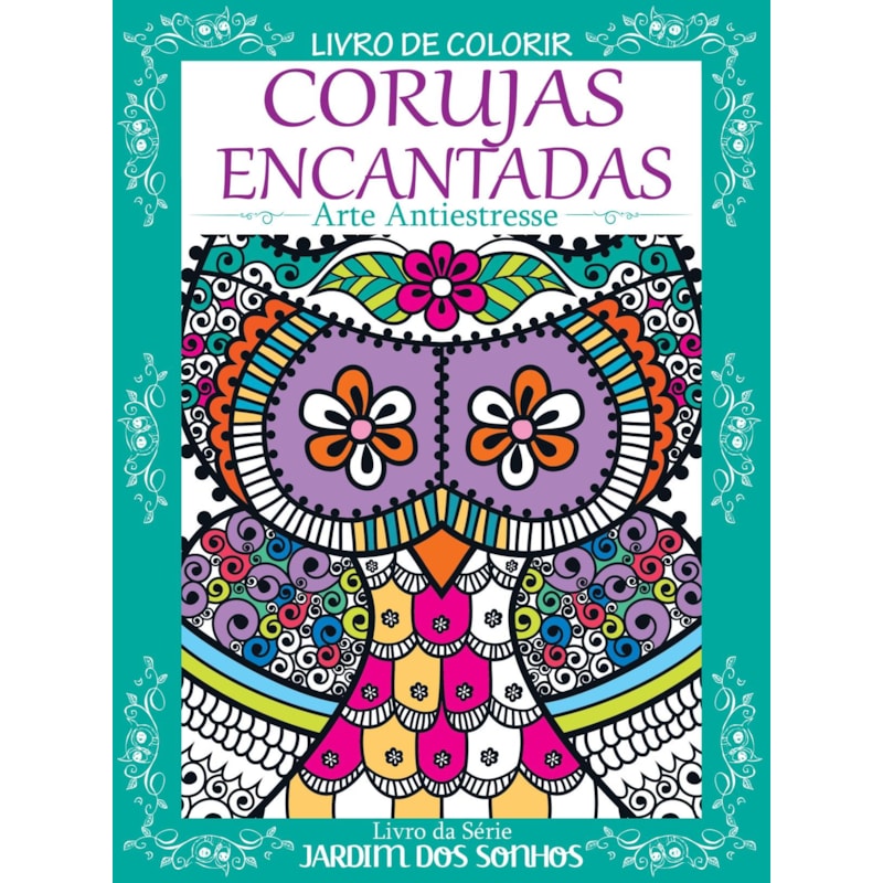 LIVRO PARA COLORIR CORUJAS ENCANTADAS