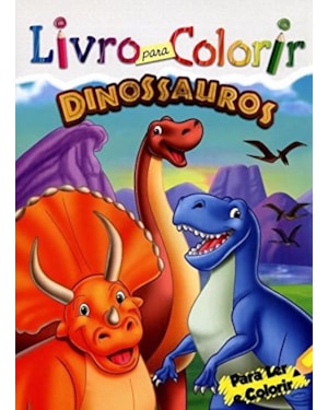 LIVRO PARA COLORIR DINOSSAUROS