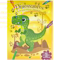 LIVRO PARA COLORIR E ATIVIDADES: DINOSSAUROS