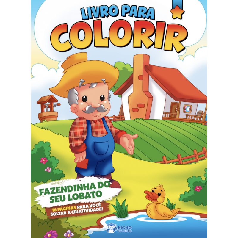 LIVRO PARA COLORIR - FAZENDINHA DO SEU LOBATO