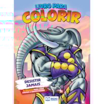 LIVRO PARA COLORIR JORNADA DO HERÓI - DESISTIR JAMAIS