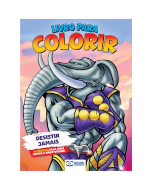 LIVRO PARA COLORIR JORNADA DO HERÓI - DESISTIR JAMAIS