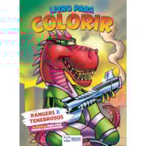 LIVRO PARA COLORIR JORNADA DO HERÓI - RANGERS X TENEBROSOS