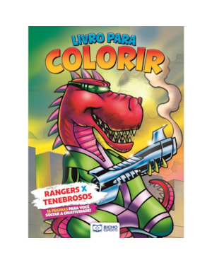 LIVRO PARA COLORIR JORNADA DO HERÓI - RANGERS X TENEBROSOS