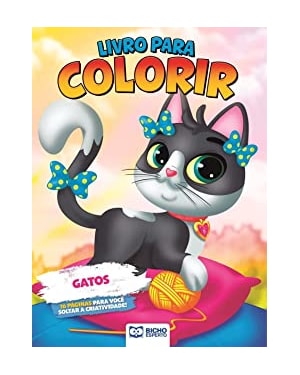 LIVRO PARA COLORIR MEU PET - GATOS