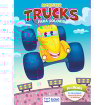 LIVRO PARA COLORIR MONSTER TRUCKS - RADICAIS