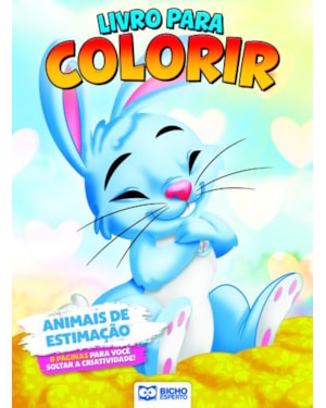 LIVRO PARA COLORIR PET FRIENDS - ANIMAIS DE ESTIMAÇÃO