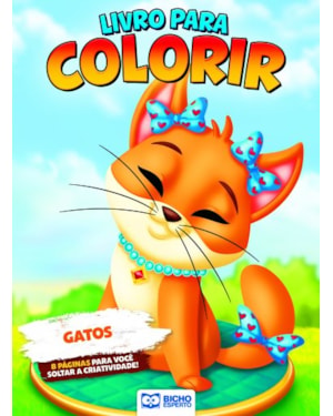 LIVRO PARA COLORIR PET FRIENDS - GATOS