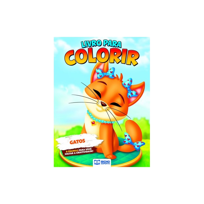 LIVRO PARA COLORIR PET FRIENDS - GATOS