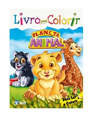 LIVRO PARA COLORIR PLANETA ANIMAL