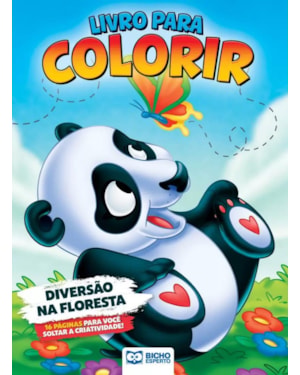 LIVRO PARA COLORIR TURMINHA ANIMAL - DIVERSÃO NA FLORESTA
