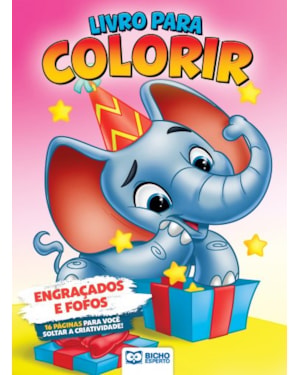 LIVRO PARA COLORIR TURMINHA ANIMAL - ENGRAÇADOS E FOFO