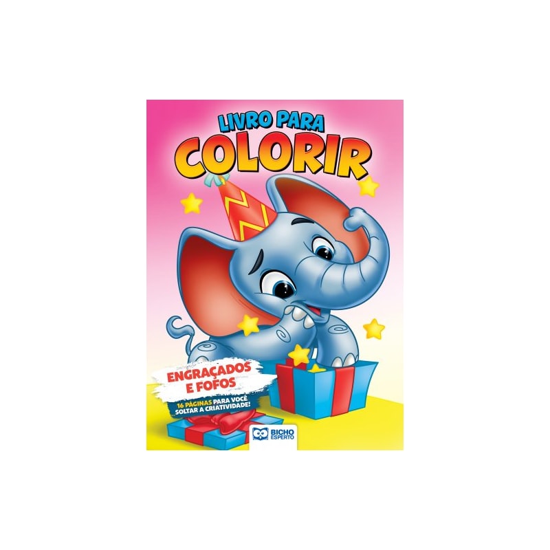 LIVRO PARA COLORIR TURMINHA ANIMAL - ENGRAÇADOS E FOFO