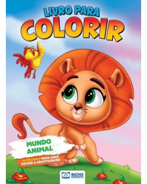 LIVRO PARA COLORIR TURMINHA ANIMAL - MUNDO ANIMAL