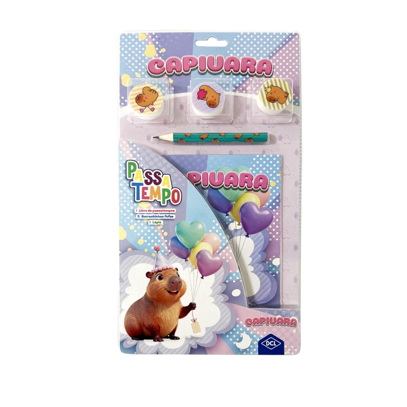 LIVRO PASSATEMPOS - CAPIVARA