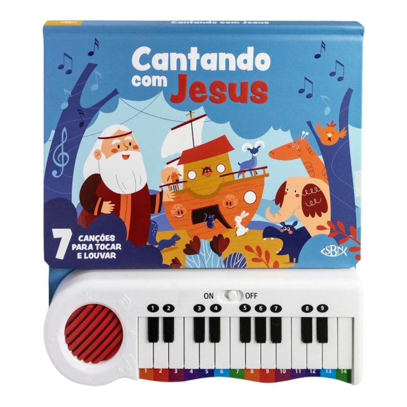 LIVRO-PIANO: CANTANDO COM JESUS