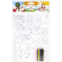 LIVRO-PÔSTER PARA COLORIR: FAZENDA