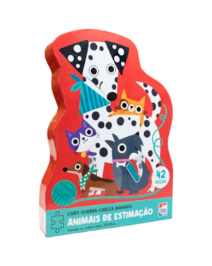 Livro Quebra-Cabeça Animado: Animais de Estimação