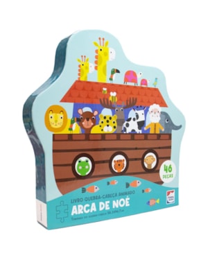 Livro Quebra-Cabeça Animado: Arca de Noé