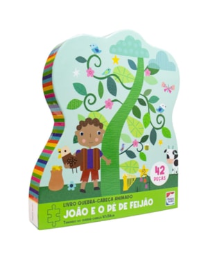 Livro Quebra-Cabeça Animado: João e o Pé de Feijão