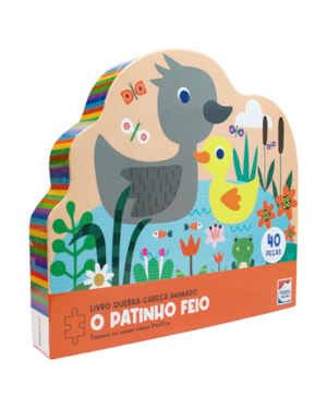 Livro Quebra-Cabeça Animado: O Patinho Feio