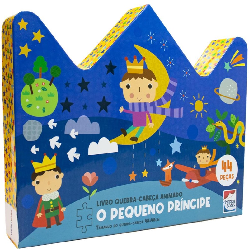 Livro Quebra-Cabeça Animado: Pequeno Príncipe