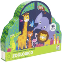 LIVRO QUEBRA-CABEÇA ANIMADO: ZOOLÓGICO