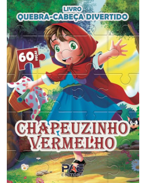 Livro quebra-cabeça divertido - chapeuzinho vermelho