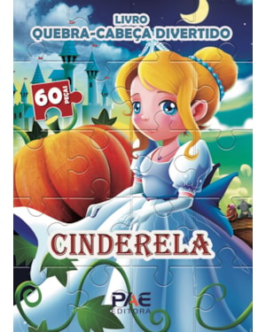 Livro quebra-cabeça divertido - cinderela