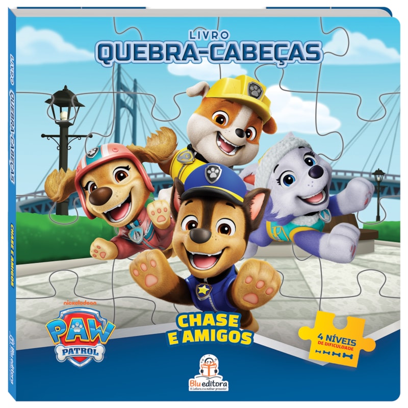 Livro quebra-cabeça grande: Chase e amigos