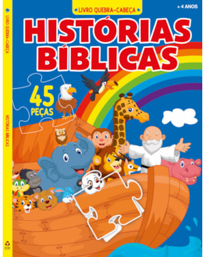 LIVRO QUEBRA-CABEÇA HISTÓRIAS BÍBLICAS