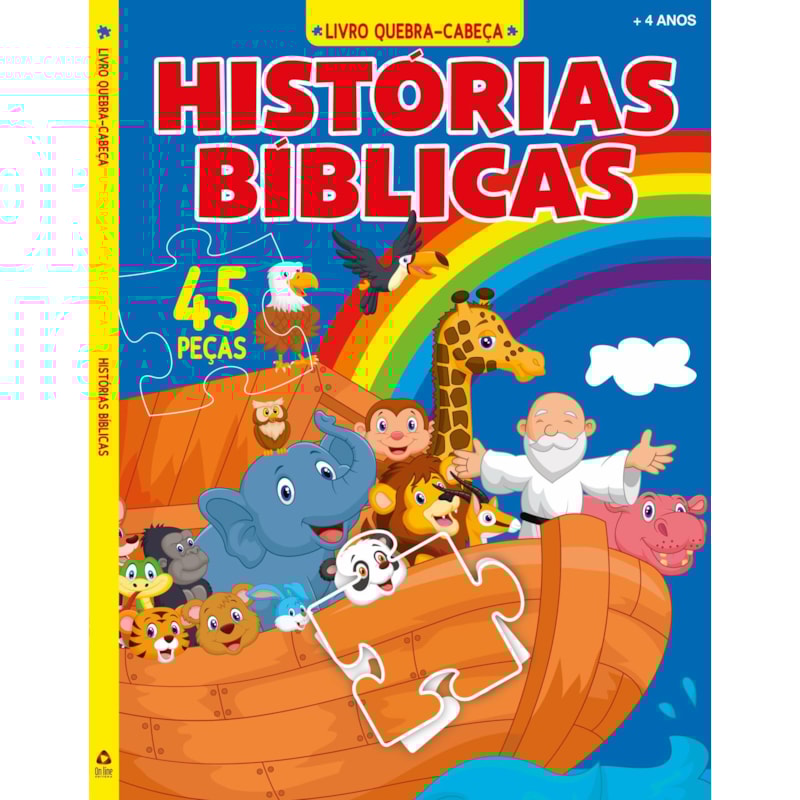 LIVRO QUEBRA-CABEÇA HISTÓRIAS BÍBLICAS