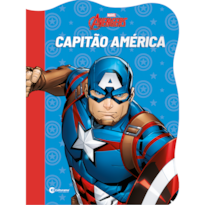 LIVRO RECORTADO MARVEL CAPITÃO AMÉRICA