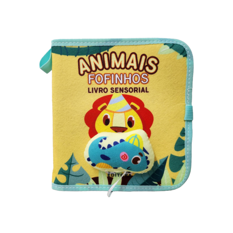 Livro sensorial animais fofinhos